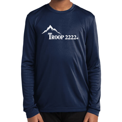 Troop 2222 Dry-Fit L/S - Youth Thumbnail