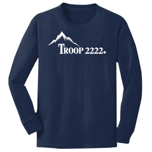 Troop 2222 Cotton L/S Tee - Youth Thumbnail