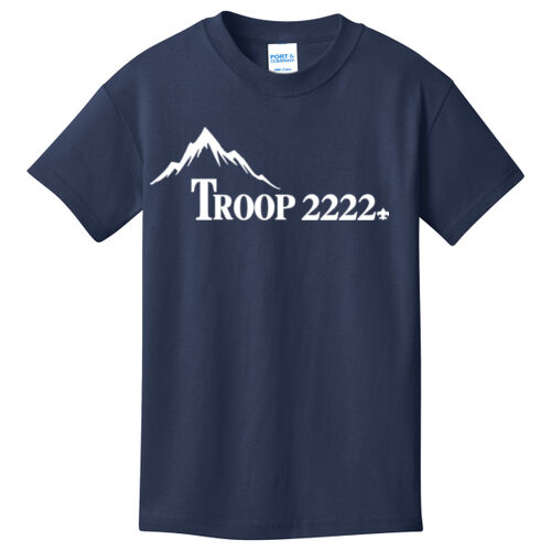 Troop 2222 Cotton Tee - Youth Thumbnail
