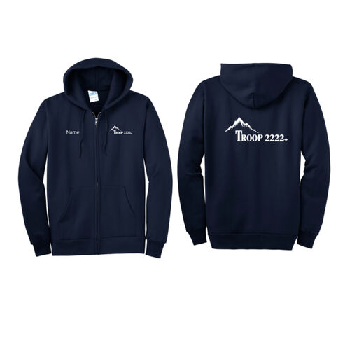 Troop 2222 Zip Up - Youth Thumbnail